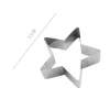 SET 2 PEZZI STAMPO FORME PER DOLCI TORTE BISCOTTI STAMPI FORMA STELLA 10CM 98939