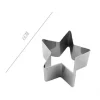 SET 6 PEZZI STAMPO FORME PER DOLCI TORTE BISCOTTI STAMPI FORMA STELLA 6CM 98937