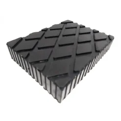 SET 2 PEZZI TAMPONI DI GOMMA PER PONTI SOLLEVATORI TAMPONE 16 X 12 X 3.5 CM