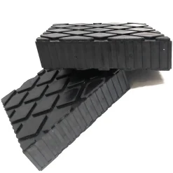 SET 2 PEZZI TAMPONI IN GOMMA PER PONTI SOLLEVATORI TAMPONE 16 X 12 X 5 CM