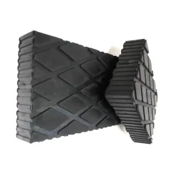 SET 2 PEZZI TAMPONI IN GOMMA PER PONTI SOLLEVATORI TAMPONE 16 X 12 X 5 CM