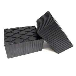 SET 2 PEZZI TAMPONI IN GOMMA PER PONTI SOLLEVATORI TAMPONE 16 X 12 X 8 CM