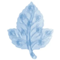 SET 4 PEZZI TAPPETINI ANTISCIVOLO FOGLIA PER DOCCIA VASCA CON VENTOSA BLU 69890