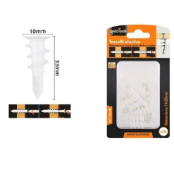 SET 20 PEZZI TASSELLI IN PLASTICA TASSELLO FISCHER FISSAGGIO VITI 10X33MM 57178