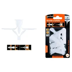 SET 8 PEZZI TASSELLI TASSELLO A FARFALLA ESPANSIONE A MOLLA 10-45 MM VITI 57173