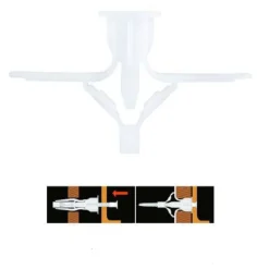 SET 10 PEZZI TASSELLI TASSELLO A FARFALLA ESPANSIONE A MOLLA 10-36 MM VITI 57172