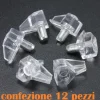 SET 12 PIOLI SUPPORTI IN PLASTICA PER MENSOLE SUPPORTO REGGIMENSOLA RIPIANI