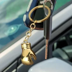 SET 12 PORTACHIAVI CON GUANTI GUANTONI DA BOXE ORO CIONDOLO SPORTIVO CREATIVO BOMBONIERE