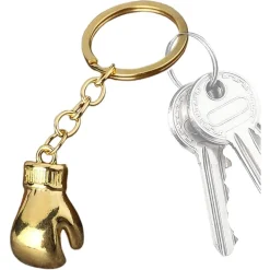 SET 12 PORTACHIAVI CON GUANTI GUANTONI DA BOXE ORO CIONDOLO SPORTIVO CREATIVO BOMBONIERE