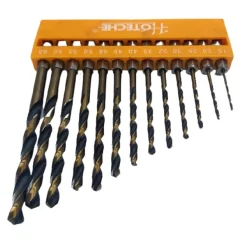 SET 13 PUNTE ESAGONALE TRAPANO AVVITATORE INSERTI TITANIO ATTACCO 1/4