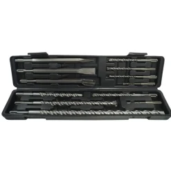 SET 12 PUNTE PER TRAPANO MARTELLO PNEUMATICO PUNTALI PUNTA SCALPELLI SDS PLUS