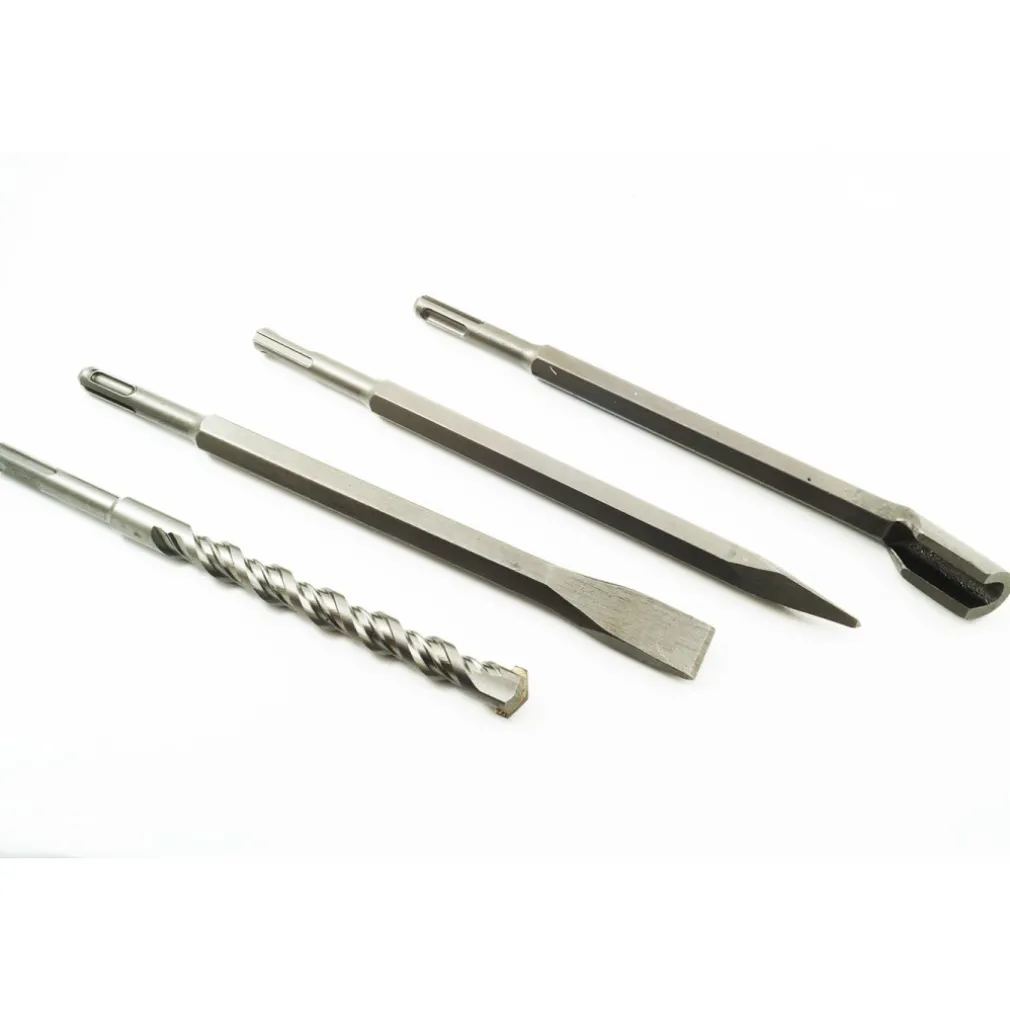 SET 12 PUNTE PER TRAPANO MARTELLO PNEUMATICO PUNTALI PUNTA SCALPELLI SDS PLUS