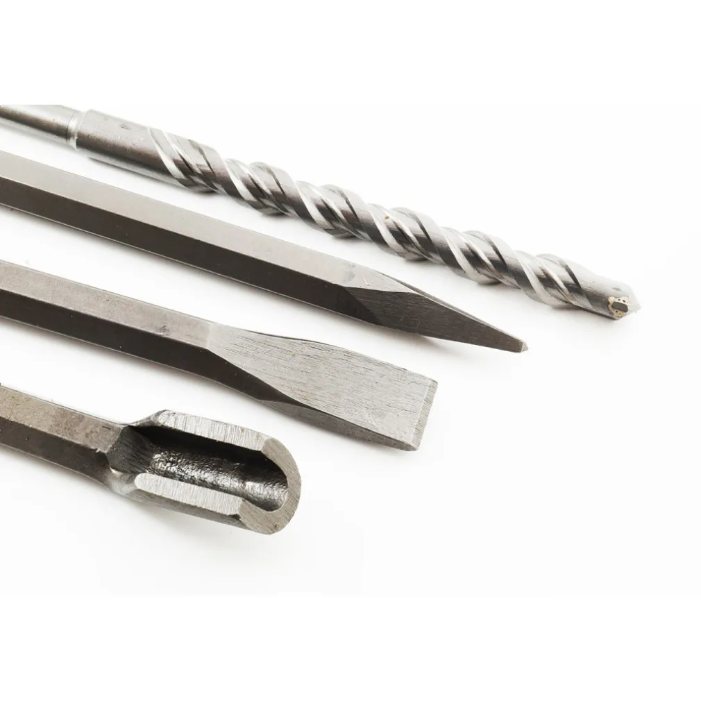 SET 12 PUNTE PER TRAPANO MARTELLO PNEUMATICO PUNTALI PUNTA SCALPELLI SDS PLUS