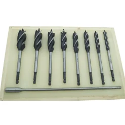 SET 8 PUNTE PER TRAPANO TASSELLATORE PUNTALE AUTOFILETTANTE LEGNO CON PROLUNGA