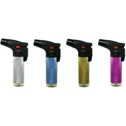 SET 12 PZ ACCENDINI ACCENDI GAS EASY TORCH SHINY LUCIDI CHIC FIAMMA BLU 40804594