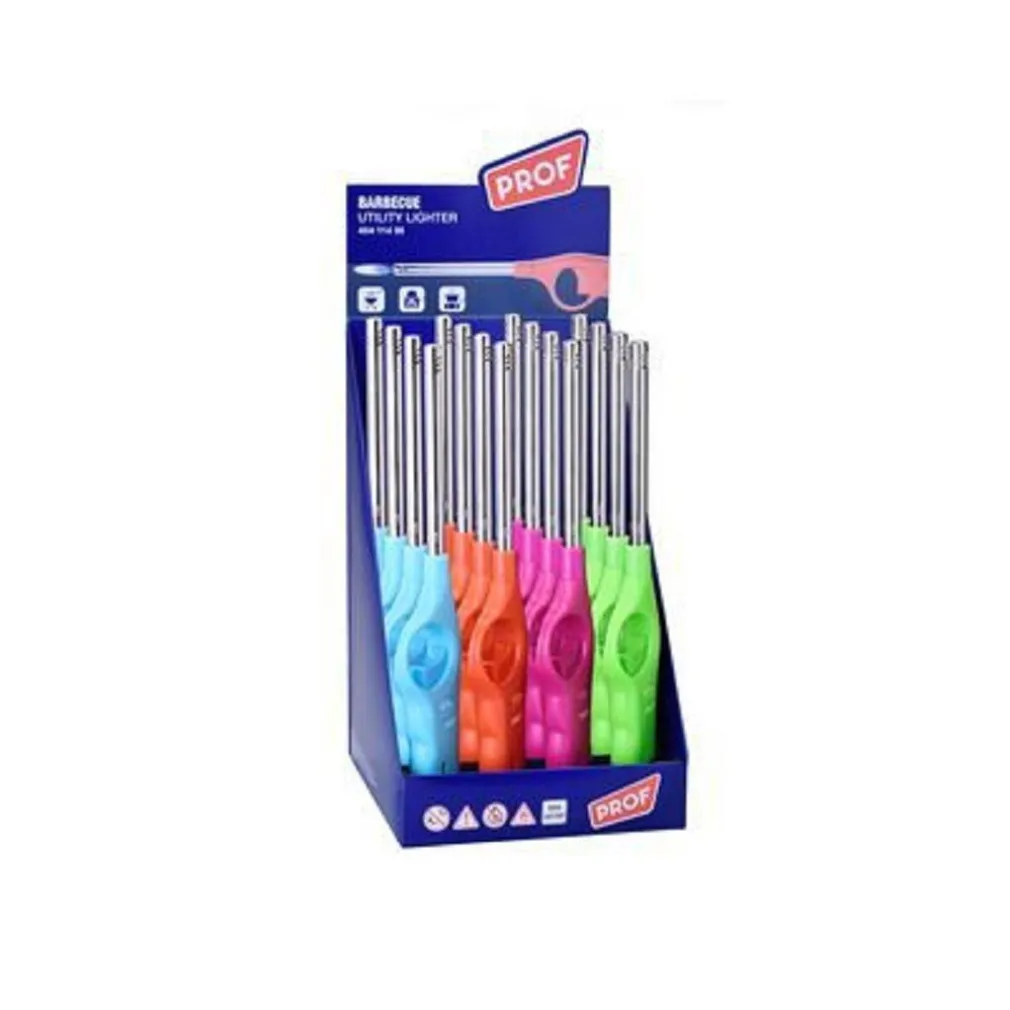 SET 16 PZ ACCENDINO ACCENDIGAS RICARICABILE BARBECUE UTILITY LIGHTERS 40411498