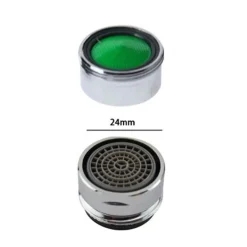 SET 2 PZ AERATORE FILTRO PER RUBINETTO IN OTTONE M24 ROMPIGETTO TAPPO 24 MM 69171