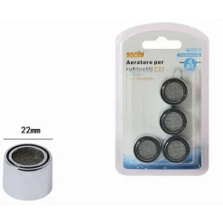 SET 4 PZ AERATORE PER RUBINETTO F22 IN ABS ROMPIGETTO FILTRO BAGNO CUCINA 59036