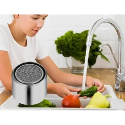 SET 2 PZ AERATORE PER RUBINETTI F22 IN ABS FILTRO FEMMINA ROMPIGETTO BAGNO CUCINA 52228