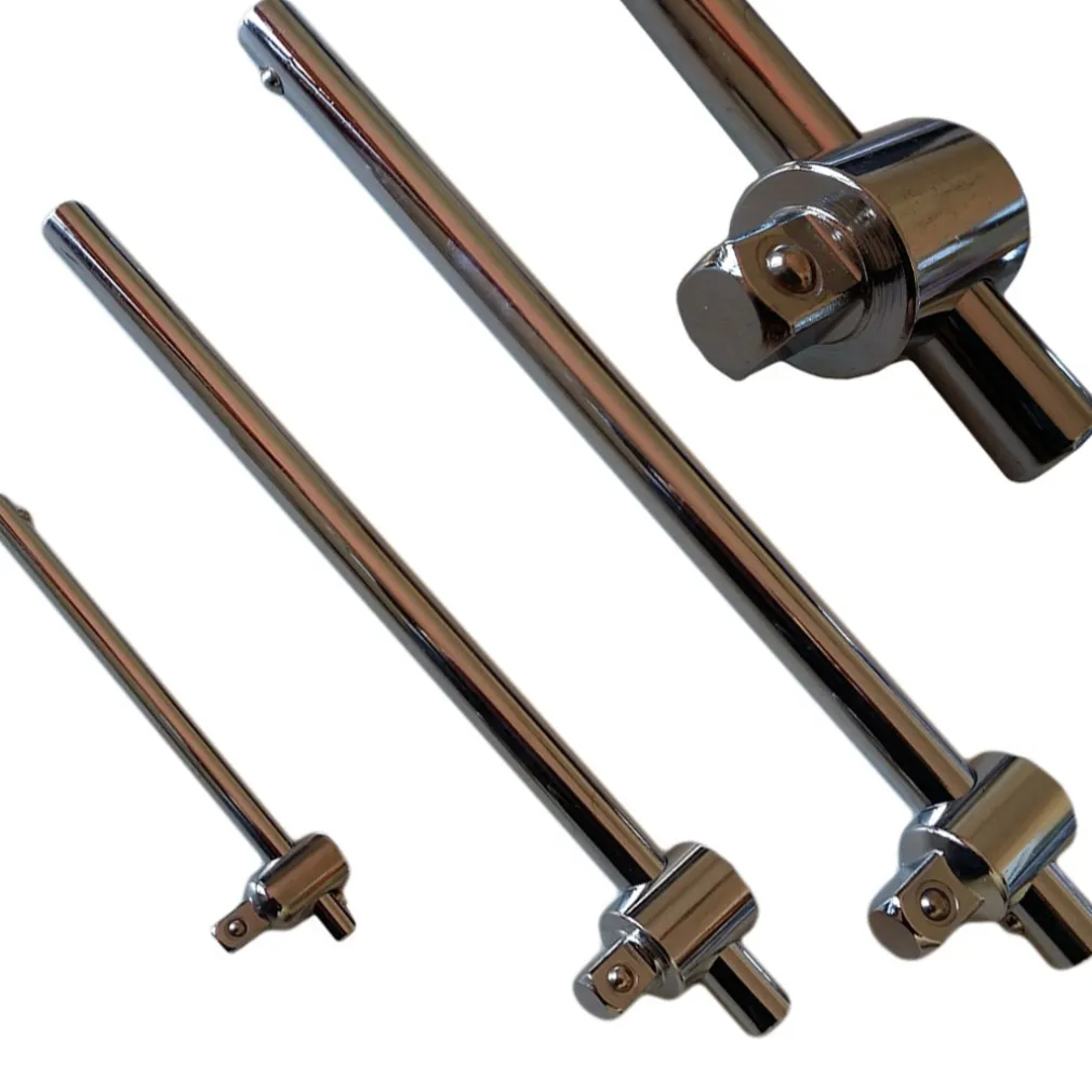 SET 3 PZ ASTA BARRA A T PER BUSSOLE TORX INNESTO 1/2" 3/8" 1/4" CROMO VANADIUM