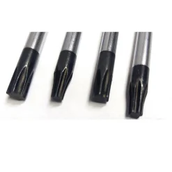 SET 4 PZ CACCIAVITI TORX EXTRA LUNGHI CON PUNTA MAGNETICA 600 MM T20 T25 T30 T40