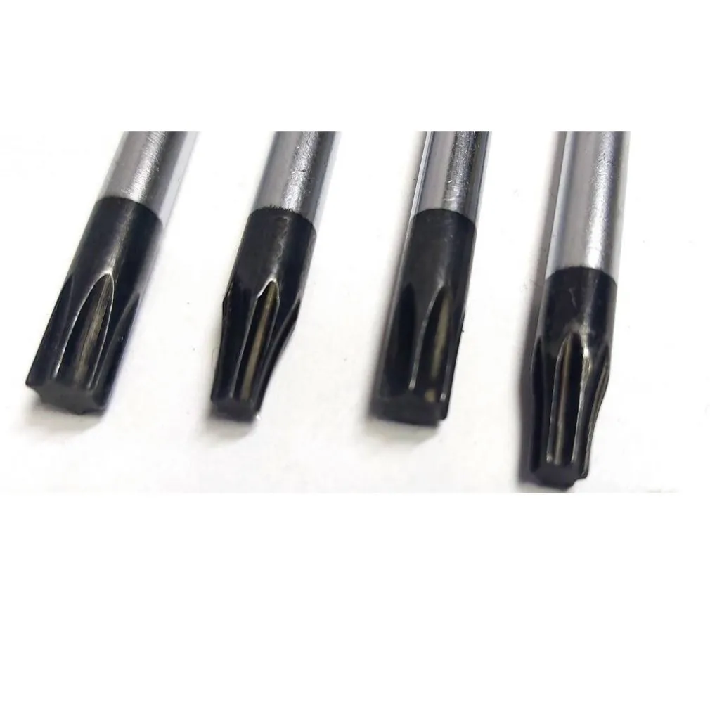 SET 4 PZ CACCIAVITI TORX EXTRA LUNGHI CON PUNTA MAGNETICA 600 MM T20 T25 T30 T40