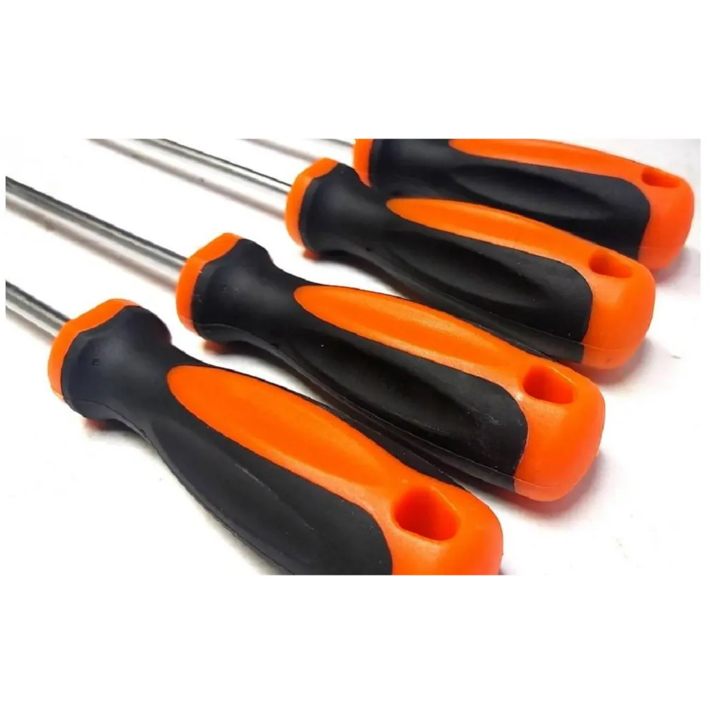 SET 4 PZ CACCIAVITI TORX EXTRA LUNGHI CON PUNTA MAGNETICA 600 MM T20 T25 T30 T40