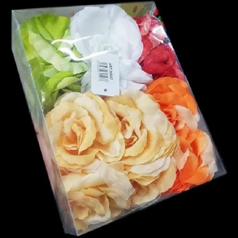 SET 12 PZ CALAMITE LEGA TENDA FERMA TENDE TENDAGGI FIORI COLORATI ELEGANTI