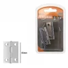 SET 2 PZ CERNIERE PER PORTE MOBILI ARMADI SPORTELLI ANTE 45 MM SILVER VITI 69032