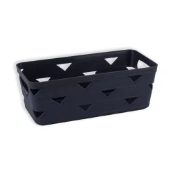 SET 2 PZ CESTINO PORTA TUTTO OGGETTI ORGANIZER RETTANGOLARE 25.3X12.3X9 CM 10714