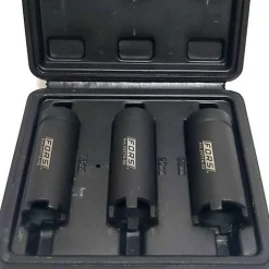 SET 3 PZ CHIAVE SMONTA E BLOCCA DADI FRIZIONE MOTO MANICOTTI QUATTRO DENTI 22774