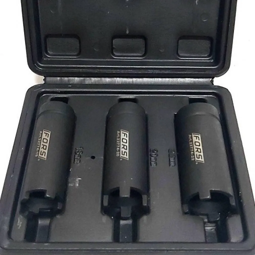 SET 3 PZ CHIAVE SMONTA E BLOCCA DADI FRIZIONE MOTO MANICOTTI QUATTRO DENTI 22774