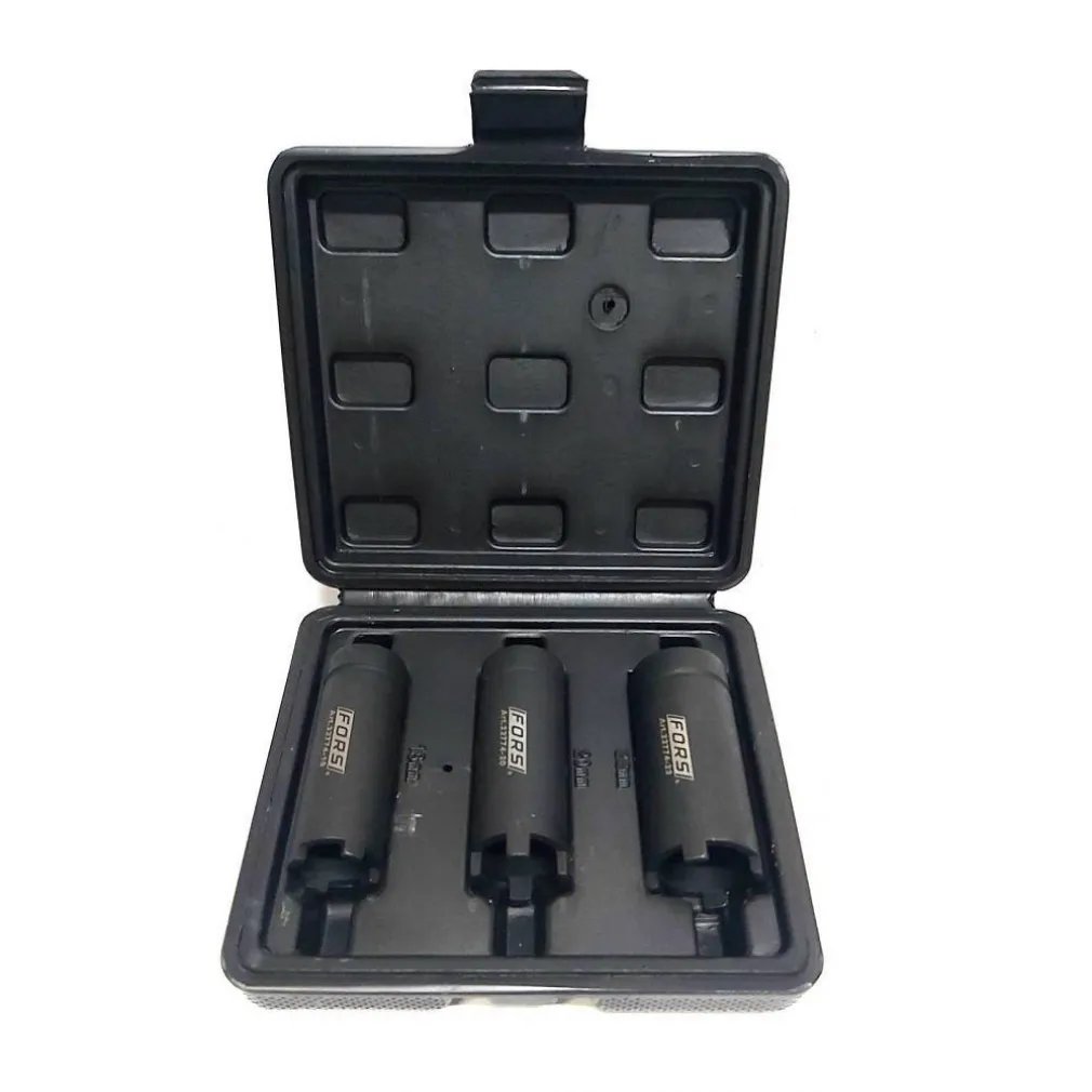 SET 3 PZ CHIAVE SMONTA E BLOCCA DADI FRIZIONE MOTO MANICOTTI QUATTRO DENTI 22774