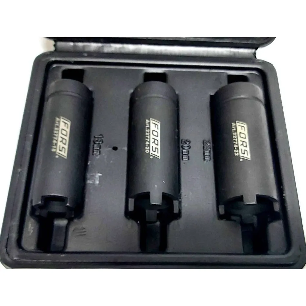 SET 3 PZ CHIAVE SMONTA E BLOCCA DADI FRIZIONE MOTO MANICOTTI QUATTRO DENTI 22774