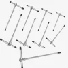 SET 9 PZ CHIAVI CHIAVE A T ESAGONALI LUNGHE MASCHIO CROMO VANADIO. 2.5-10MM