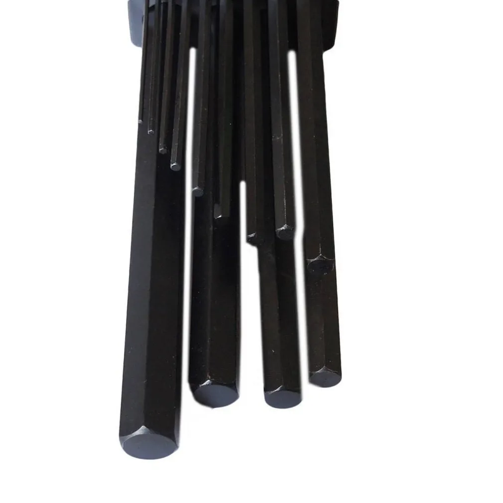 SET 13 PZ CHIAVI CHIAVE ESAGONALI AD ELLE LUNGHE BRUGOLA SERIE PROFESSIONALE