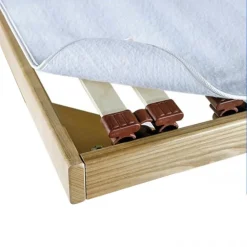 SET 2 PZ. COPRIRETE 1 PIAZZA TRAPUNTATO CON LACCETTI DI FISSAGGIO 90X195CM