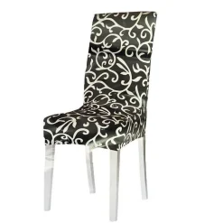 SET 2 PZ COPRISEDIA COPERTURA SPALLIERA ELASTICIZZATI CON GHIRIGORI VARI COLORI