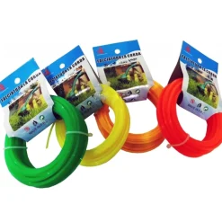 SET 2 PZ. CORDE CORDA FILO FALCIATRICE ELETTRICA O A MOTORE ⦰ 2.7 MM X 15 MT TAGLIA ERBA SIEPE