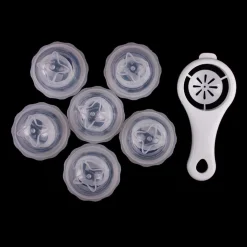 SET 6 PZ CUCINARE E BOLLIRE UOVO SODO ALLA COQUE ROMPE BOLLE CUCINA UOVA