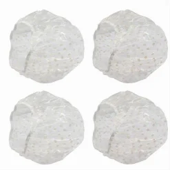 SET 8 PZ CUFFIA PER DOCCIA BAGNO ELASTICO FANTASIA A POIS PROTEGGE CAPELLI 79525