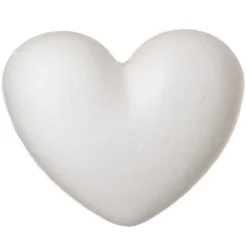 SET 3 PZ CUORI CUORE IN POLISTIROLO DECOUPAGE 14CM DECORARE SAN VALENTINO 241846