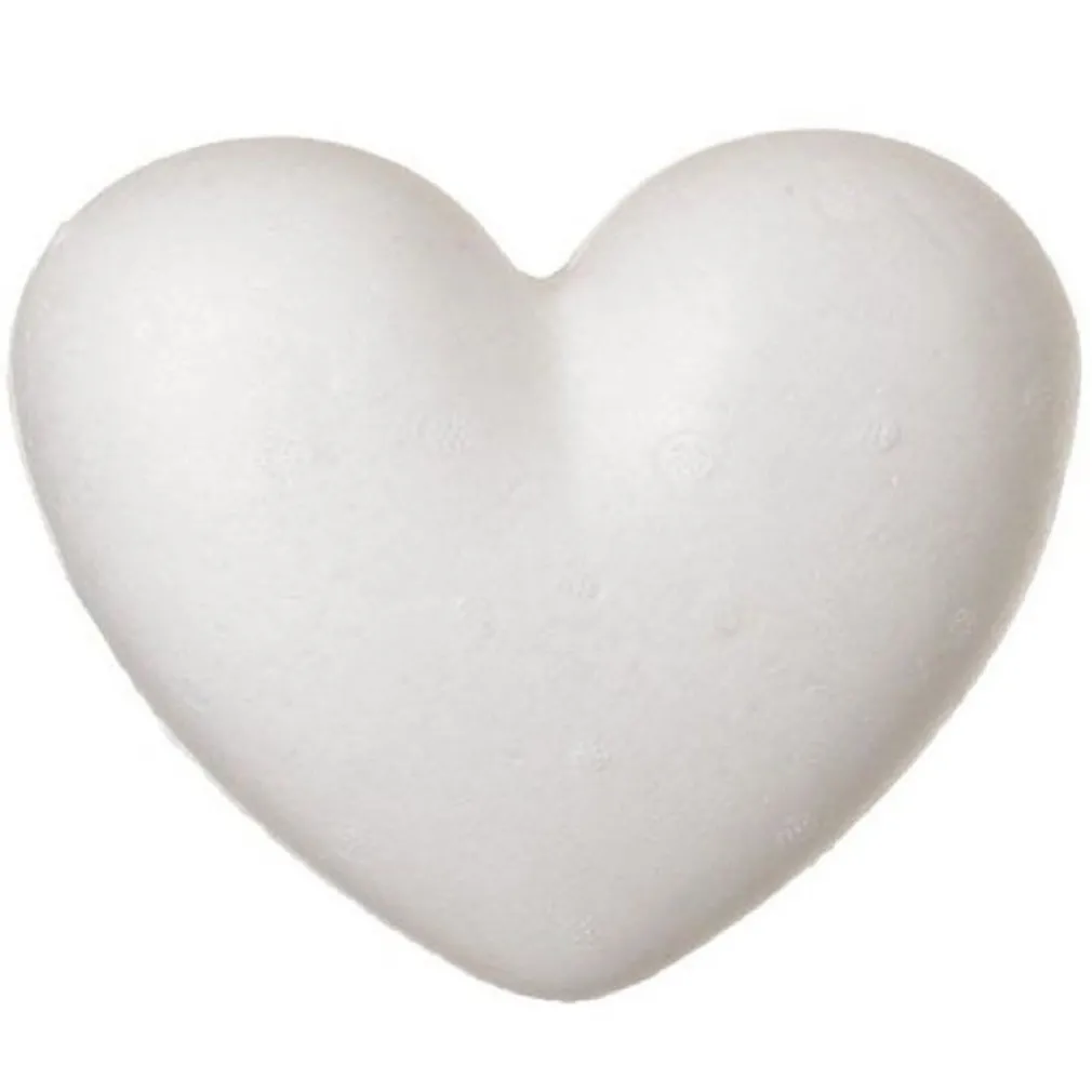 SET 3 PZ CUORI CUORE IN POLISTIROLO DECOUPAGE 14CM DECORARE SAN VALENTINO 241846