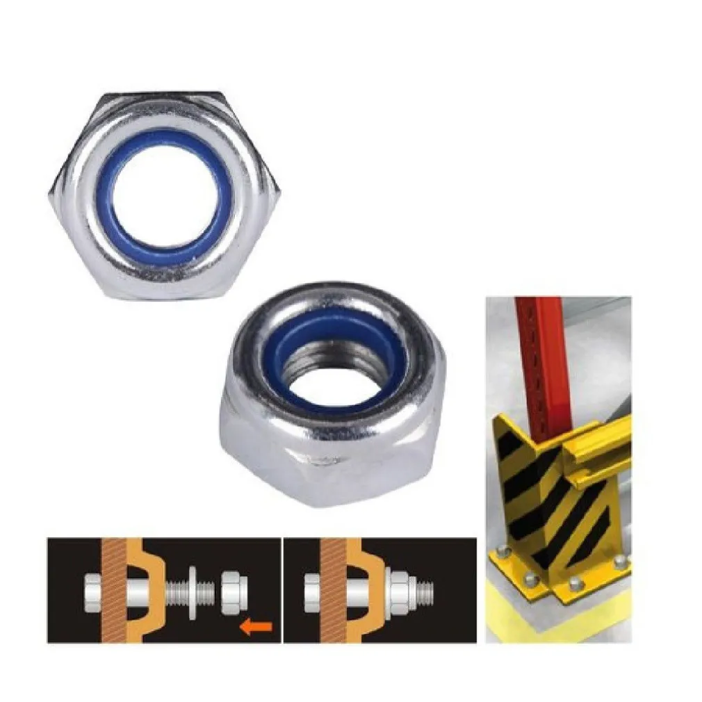 SET 34 PZ DADO ESAGONALE DADI DI SERRAGGIO M6 6MM ANTISCIVOLO BULLONI VITI 93340