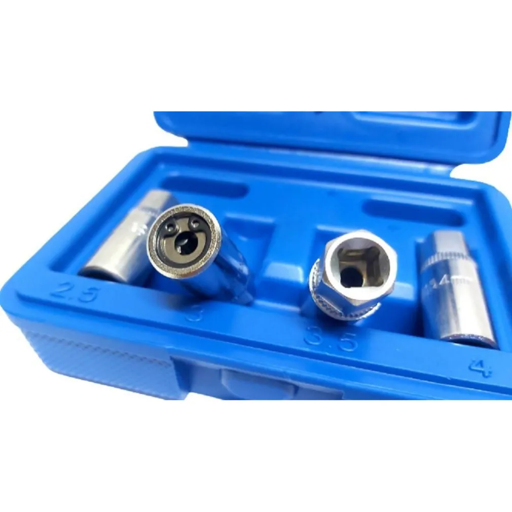 SET 4 PZ ESTRATTORI PER PRIGIONIERI A RULLO RIMOZIONE VITE SPEZZATE ATTACCO 1/4"