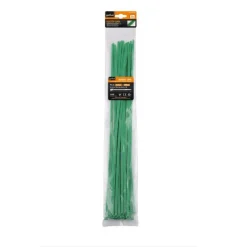 SET 20 PZ FASCETTE CAVI CAVO VERDE STRINGENTI IN PLASTICA NYLON 4.8X500MM 92401