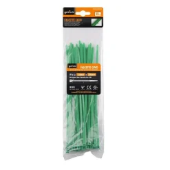 SET 40 PZ FASCETTE CAVI CAVO VERDE STRINGENTI IN PLASTICA NYLON 3.6X200MM 92395