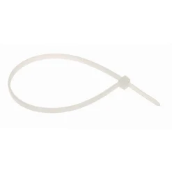 SET 100 PZ FASCETTE SERRACAVO AUTOBLOCCANTI IN NYLON BIANCO 3.6 X 200MM 36-200-B