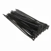 SET 100 PZ FASCETTE SERRACAVO AUTOBLOCCANTI IN NYLON NERO 4.8MM X 200MM 48-200-N