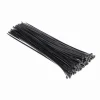 SET 100 PZ FASCETTE SERRACAVO AUTOBLOCCANTI IN NYLON NERO 4.8MM X 300MM 48-300-N